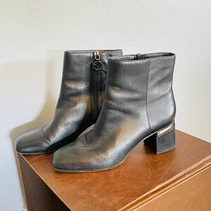 Franco Sarto Ankle Boots, W 9.5/Eur 39.5, Black